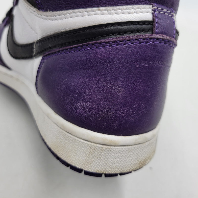【中古品】【メンズ】 NIKE 5550898-500 AIR JORDAN 1 RETRO HIGH OG エア ジョーダン ワン レトロ ハイ オージー スニーカー シューズ 靴 160-260619-cs-14-izu サイズ：27cm カラー：COURT PURPLE/BLACK-WHITE 万代Net店