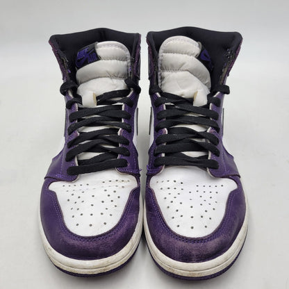 【中古品】【メンズ】 NIKE 5550898-500 AIR JORDAN 1 RETRO HIGH OG エア ジョーダン ワン レトロ ハイ オージー スニーカー シューズ 靴 160-260619-cs-14-izu サイズ：27cm カラー：COURT PURPLE/BLACK-WHITE 万代Net店
