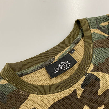 【中古品】【メンズ】 AFB エーエフビー THERMAL LAYERD LS TEE サーマル レイヤード ロングスリーブ Ｔシャツ トップス 142-260610-kh-08-izu サイズ：M カラー：マルチ 万代Net店