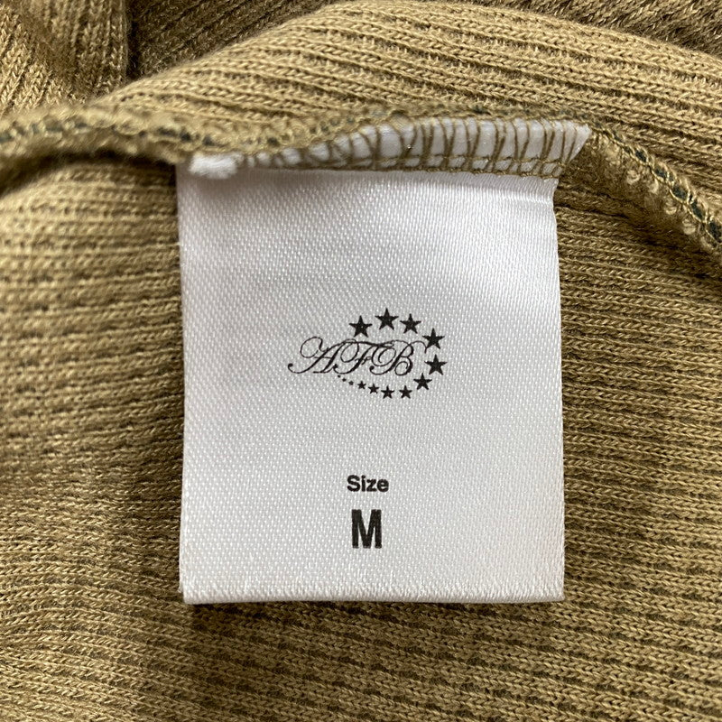 【中古品】【メンズ】 AFB エーエフビー THERMAL LAYERD LS TEE サーマル レイヤード ロングスリーブ Ｔシャツ トップス 142-260610-kh-08-izu サイズ：M カラー：マルチ 万代Net店