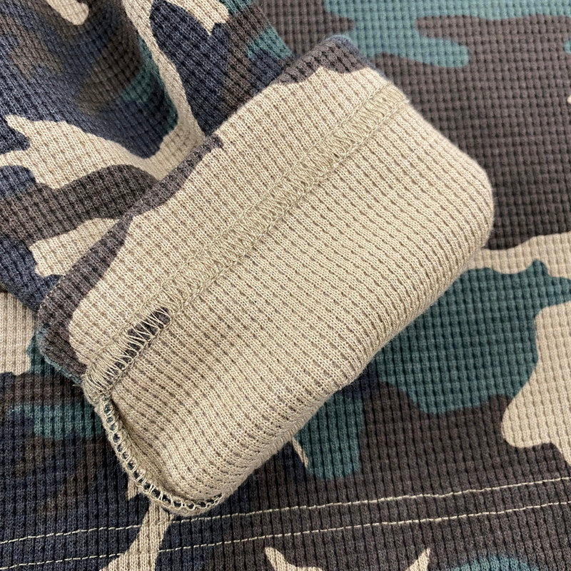 【中古品】【メンズ】 AFB エーエフビー THERMAL LAYERD LS TEE サーマル レイヤード ロングスリーブ Ｔシャツ トップス 142-260610-kh-08-izu サイズ：M カラー：マルチ 万代Net店