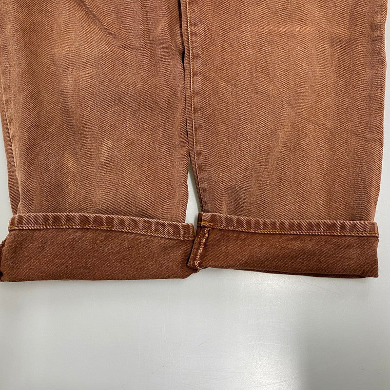 【中古品】【メンズ】 OLD OUIKSILVER オールド クイックシルバー BROWN DENIM PANTS ブラウン デニム パンツ ボトムス ズボン 157-260618-cs-11-izu サイズ：32 カラー：ブラウン 万代Net店