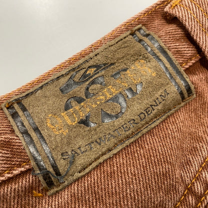 【中古品】【メンズ】 OLD OUIKSILVER オールド クイックシルバー BROWN DENIM PANTS ブラウン デニム パンツ ボトムス ズボン 157-260618-cs-11-izu サイズ：32 カラー：ブラウン 万代Net店