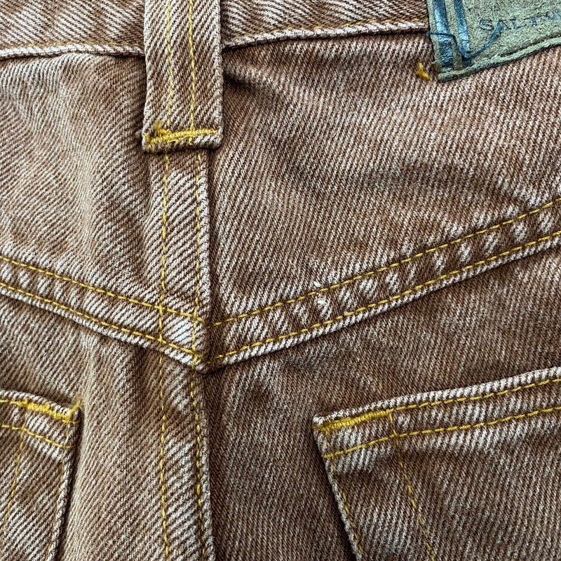 【中古品】【メンズ】 OLD OUIKSILVER オールド クイックシルバー BROWN DENIM PANTS ブラウン デニム パンツ ボトムス ズボン 157-260618-cs-11-izu サイズ：32 カラー：ブラウン 万代Net店