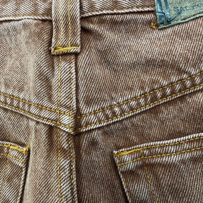 【中古品】【メンズ】 OLD OUIKSILVER オールド クイックシルバー BROWN DENIM PANTS ブラウン デニム パンツ ボトムス ズボン 157-260618-cs-11-izu サイズ：32 カラー：ブラウン 万代Net店