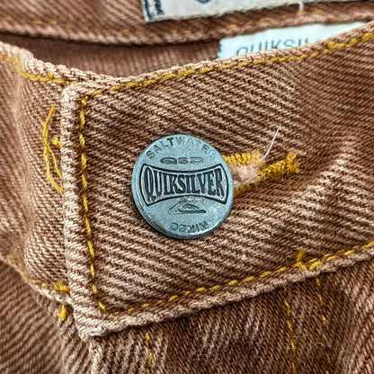 【中古品】【メンズ】 OLD OUIKSILVER オールド クイックシルバー BROWN DENIM PANTS ブラウン デニム パンツ ボトムス ズボン 157-260618-cs-11-izu サイズ：32 カラー：ブラウン 万代Net店