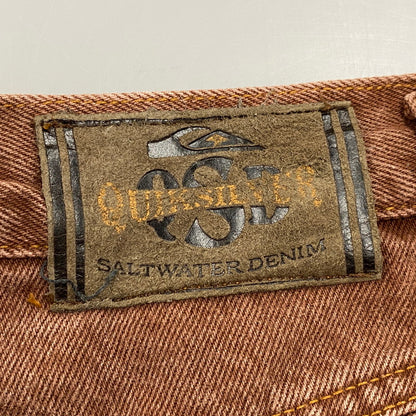 【中古品】【メンズ】 OLD OUIKSILVER オールド クイックシルバー BROWN DENIM PANTS ブラウン デニム パンツ ボトムス ズボン 157-260618-cs-11-izu サイズ：32 カラー：ブラウン 万代Net店