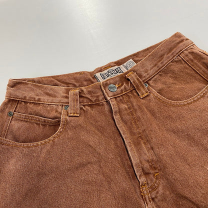 【中古品】【メンズ】 OLD OUIKSILVER オールド クイックシルバー BROWN DENIM PANTS ブラウン デニム パンツ ボトムス ズボン 157-260618-cs-11-izu サイズ：32 カラー：ブラウン 万代Net店