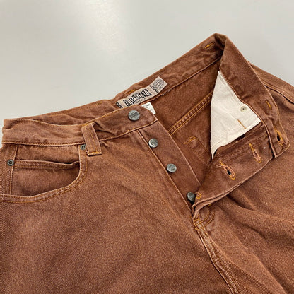 【中古品】【メンズ】 OLD OUIKSILVER オールド クイックシルバー BROWN DENIM PANTS ブラウン デニム パンツ ボトムス ズボン 157-260618-cs-11-izu サイズ：32 カラー：ブラウン 万代Net店