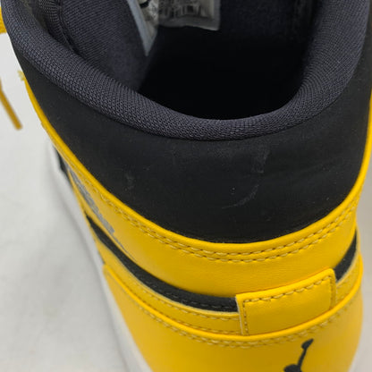【中古品】【メンズ】 NIKE ナイキ 554724-035 AIR JORDAN エア ジョーダン1 RETRO MID レトロ ミッド NEW LOVE ニュー ラブ (2017) スニーカー シューズ 靴 160-260625-ya-11-izu サイズ：28cm カラー：ブラック×イエロー 万代Net店