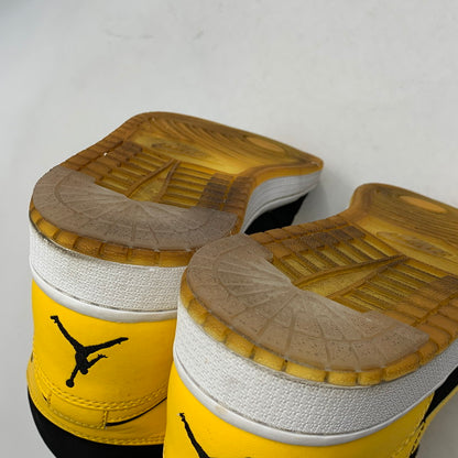 【中古品】【メンズ】 NIKE ナイキ 554724-035 AIR JORDAN エア ジョーダン1 RETRO MID レトロ ミッド NEW LOVE ニュー ラブ (2017) スニーカー シューズ 靴 160-260625-ya-11-izu サイズ：28cm カラー：ブラック×イエロー 万代Net店