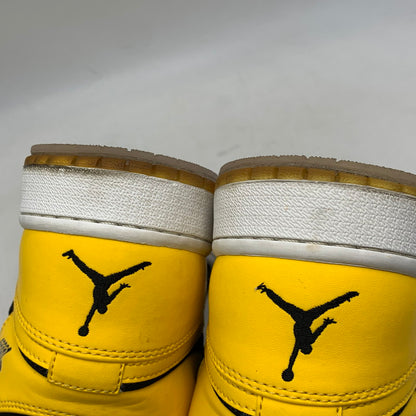 【中古品】【メンズ】 NIKE ナイキ 554724-035 AIR JORDAN エア ジョーダン1 RETRO MID レトロ ミッド NEW LOVE ニュー ラブ (2017) スニーカー シューズ 靴 160-260625-ya-11-izu サイズ：28cm カラー：ブラック×イエロー 万代Net店