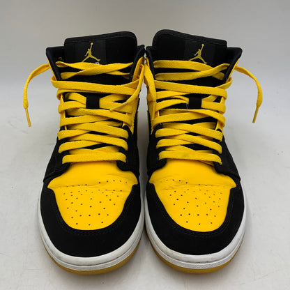 【中古品】【メンズ】 NIKE ナイキ 554724-035 AIR JORDAN エア ジョーダン1 RETRO MID レトロ ミッド NEW LOVE ニュー ラブ (2017) スニーカー シューズ 靴 160-260625-ya-11-izu サイズ：28cm カラー：ブラック×イエロー 万代Net店