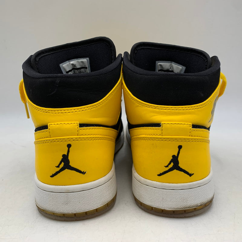 【中古品】【メンズ】 NIKE ナイキ 554724-035 AIR JORDAN エア ジョーダン1 RETRO MID レトロ ミッド NEW LOVE ニュー ラブ (2017) スニーカー シューズ 靴 160-260625-ya-11-izu サイズ：28cm カラー：ブラック×イエロー 万代Net店