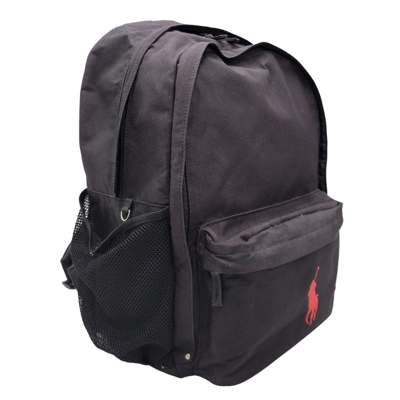 【中古品】【メンズ/レディース】 POLO RALPH LAUREN ポロ・ラルフローレン BIG PONY BACKPACK ビッグ ポニー バックパック カバン 鞄 188-260619-cs-18-izu カラー：ブラック 万代Net店