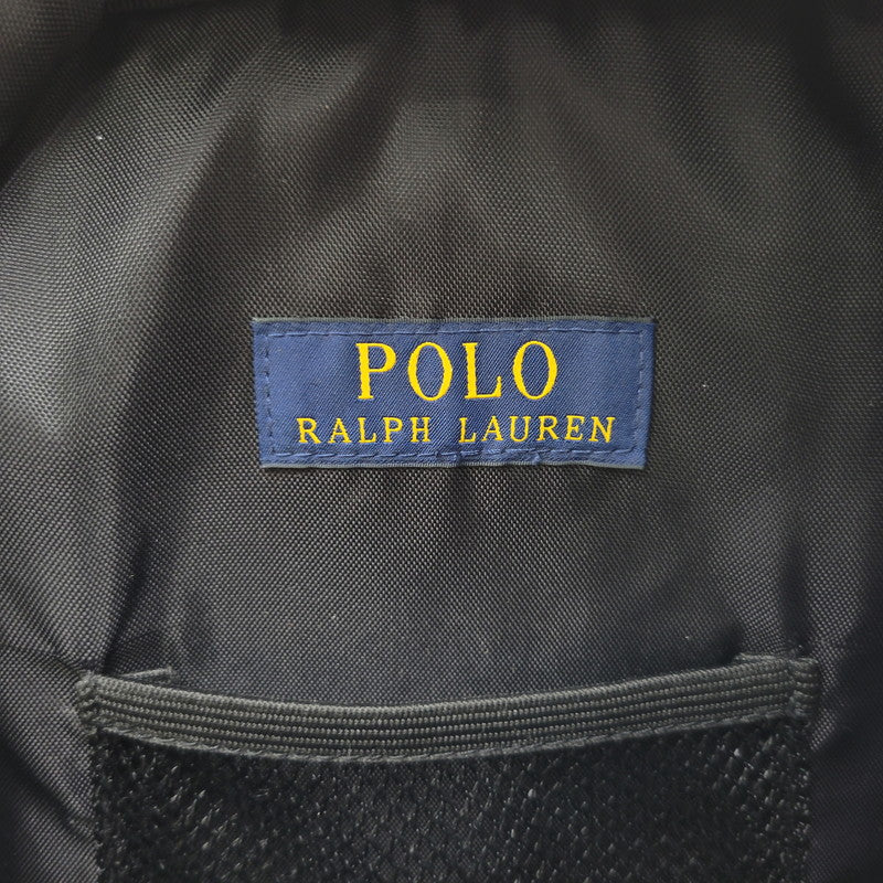 【中古品】【メンズ/レディース】 POLO RALPH LAUREN ポロ・ラルフローレン BIG PONY BACKPACK ビッグ ポニー バックパック カバン 鞄 188-260619-cs-18-izu カラー：ブラック 万代Net店