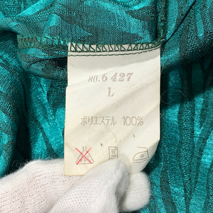 【中古品】【メンズ】 MORI TOSHI モリ トシ 6427 ZEBRA PATTERN POCKET ゼブラパターンポケット S S SHIRT ショートスリーブ シャツ トップス 半袖 146-260625-ya-05-izu サイズ：L カラー：グリーン 万代Net店