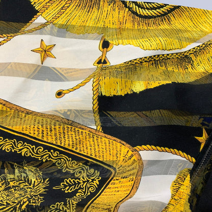 【現状渡し品】【メンズ】 USED ユーズド BAROQUE PATTERN バロックパターン S S SHIRT ショートスリーブ シャツ トップス 半袖 146-260625-ya-06-izu サイズ：M カラー：マルチ 万代Net店