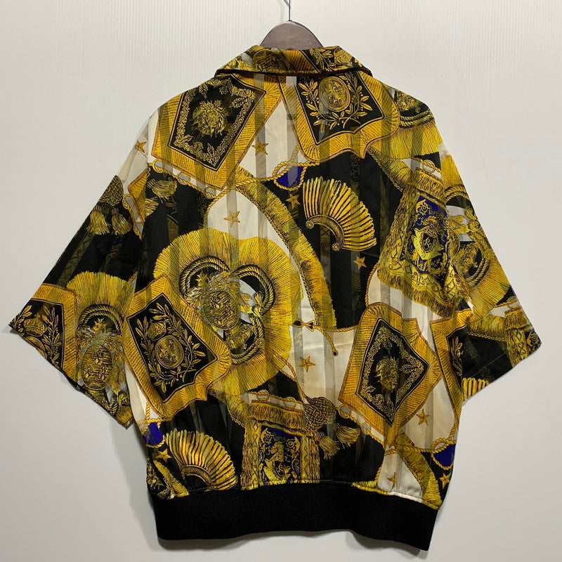 【現状渡し品】【メンズ】 USED ユーズド BAROQUE PATTERN バロックパターン S S SHIRT ショートスリーブ シャツ トップス 半袖 146-260625-ya-06-izu サイズ：M カラー：マルチ 万代Net店