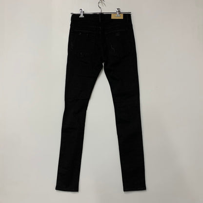 【中古品】【メンズ】 MNML ミニマル X165 PAISLEY STRETCH DENIM PANTS ペイズリー ストレッチ デニム パンツ ボトムス ズボン 153-260611-cs-06-izu サイズ：W30 カラー：ブラック 万代Net店