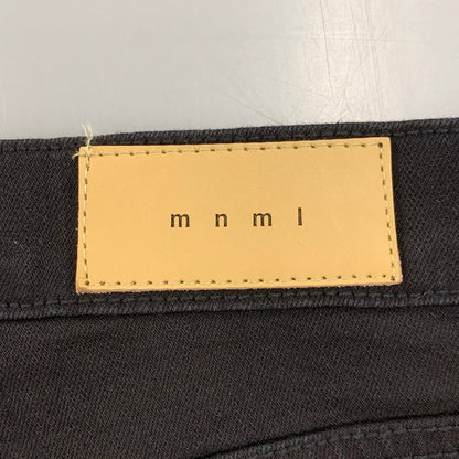 【中古品】【メンズ】 MNML ミニマル X165 PAISLEY STRETCH DENIM PANTS ペイズリー ストレッチ デニム パンツ ボトムス ズボン 153-260611-cs-06-izu サイズ：W30 カラー：ブラック 万代Net店