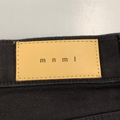 【中古品】【メンズ】 MNML ミニマル X165 PAISLEY STRETCH DENIM PANTS ペイズリー ストレッチ デニム パンツ ボトムス ズボン 153-260611-cs-05-izu サイズ：W32 カラー：ブラック 万代Net店