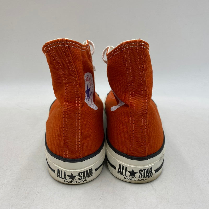 【中古品】【メンズ】 CONVERSE コンバース 31309710 CANVAS ALL STAR J HI キャンバス オール スター スニーカー シューズ 靴 162-260611-cs-14-izu サイズ：US８1/2 カラー：DEEP ORANGE 万代Net店