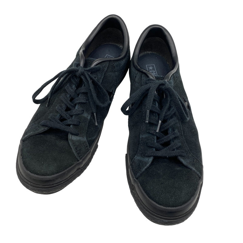 【中古品】【メンズ】 CONVERSE コンバース ONE STAR J SUEDE ワン スター スウェード スニーカー シューズ 靴 162-260611-cs-13-izu サイズ：US 8 1/2 カラー：ブラック 万代Net店