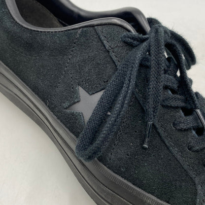 【中古品】【メンズ】 CONVERSE コンバース ONE STAR J SUEDE ワン スター スウェード スニーカー シューズ 靴 162-260611-cs-13-izu サイズ：US 8 1/2 カラー：ブラック 万代Net店
