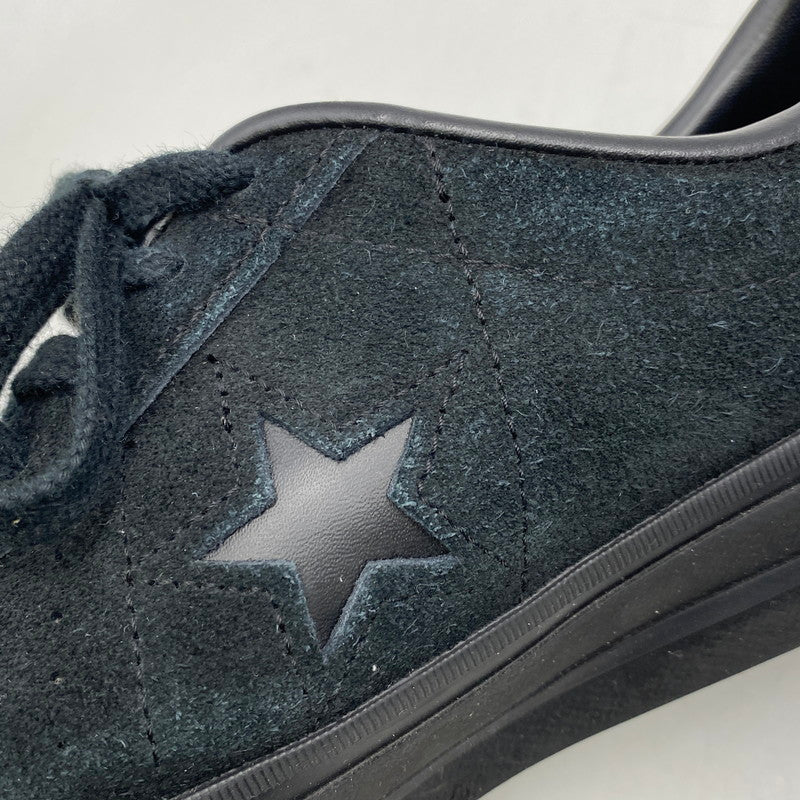 【中古品】【メンズ】 CONVERSE コンバース ONE STAR J SUEDE ワン スター スウェード スニーカー シューズ 靴 162-260611-cs-13-izu サイズ：US 8 1/2 カラー：ブラック 万代Net店