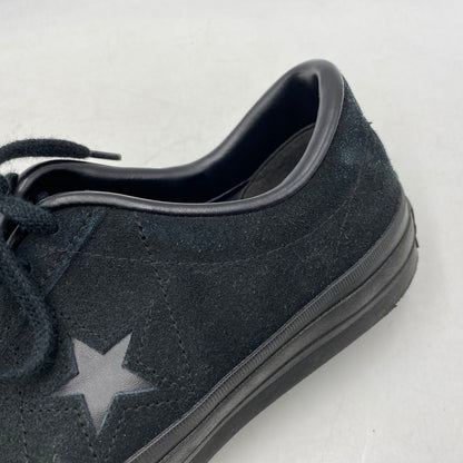 【中古品】【メンズ】 CONVERSE コンバース ONE STAR J SUEDE ワン スター スウェード スニーカー シューズ 靴 162-260611-cs-13-izu サイズ：US 8 1/2 カラー：ブラック 万代Net店