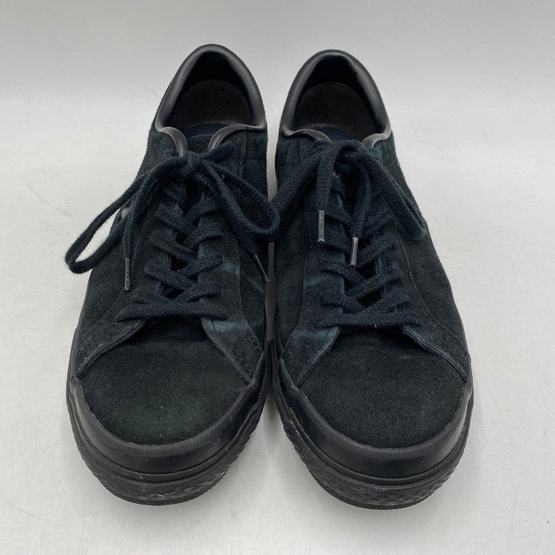 【中古品】【メンズ】 CONVERSE コンバース ONE STAR J SUEDE ワン スター スウェード スニーカー シューズ 靴 162-260611-cs-13-izu サイズ：US 8 1/2 カラー：ブラック 万代Net店