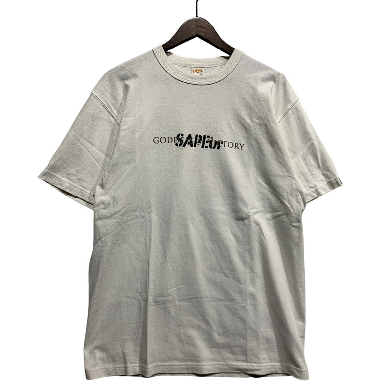 【中古品】【メンズ】 SAPEUR サプール GODDESS OF VICTORY ゴッデス オブ ヴィクトリーS S TEE ショートスリーブ Tシャツ トップス 半袖 142-260625-ya-01-izu サイズ：M カラー：ホワイト 万代Net店