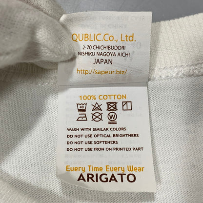 【中古品】【メンズ】 SAPEUR サプール GODDESS OF VICTORY ゴッデス オブ ヴィクトリーS S TEE ショートスリーブ Tシャツ トップス 半袖 142-260625-ya-01-izu サイズ：M カラー：ホワイト 万代Net店