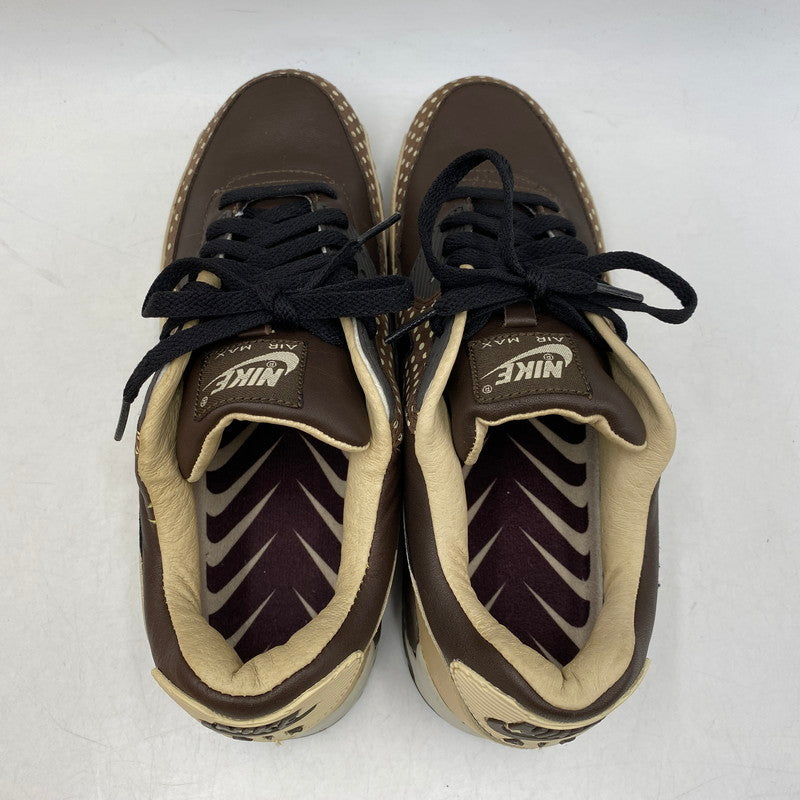 【中古品】【メンズ】 NIKE ナイキ 313093-201 AIR MAX 90 FOOTPATROL エア マックス 90 フットパトロール スニーカー 靴 160-260611-kh-11-izu サイズ：27.5 カラー：ブラウン 万代Net店