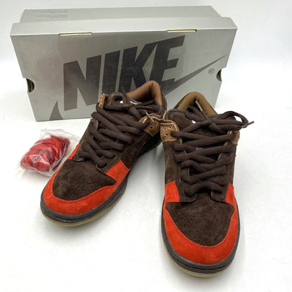 【中古品】【メンズ】 NIKE ナイキ 304292 226 SB DUNK LOW ダンク ロー スニーカー 靴 160-260611-kh-08-izu サイズ：27.5 カラー：BISON/SPORT RED 万代Net店
