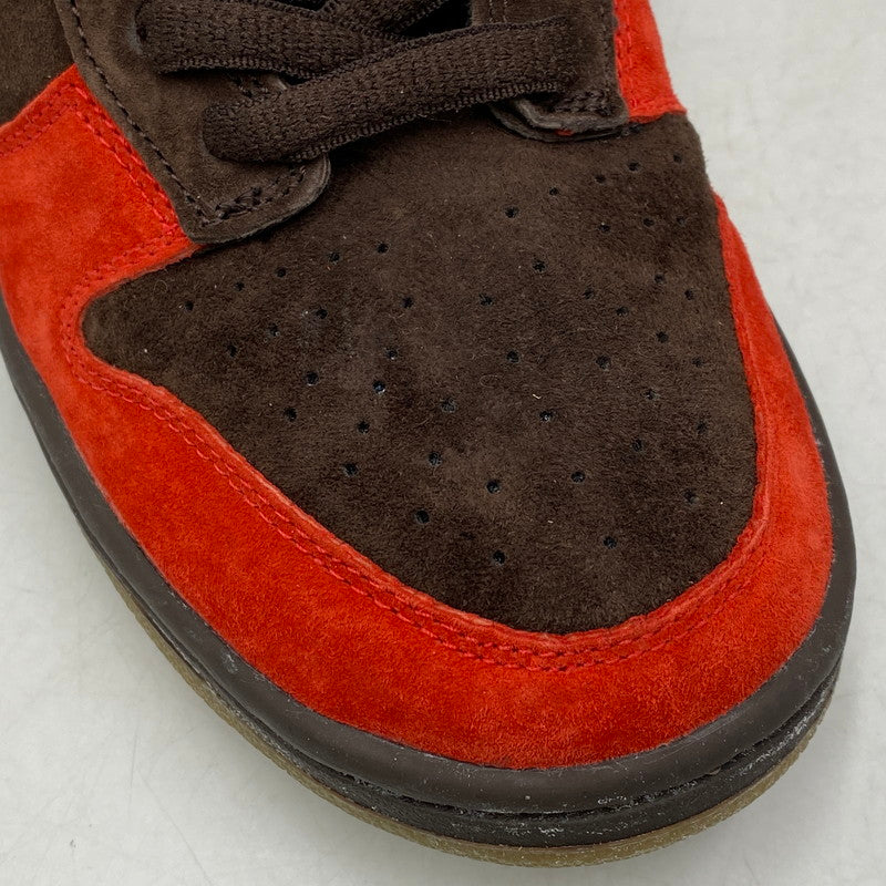 【中古品】【メンズ】 NIKE ナイキ 304292 226 SB DUNK LOW ダンク ロー スニーカー 靴 160-260611-kh-08-izu サイズ：27.5 カラー：BISON/SPORT RED 万代Net店