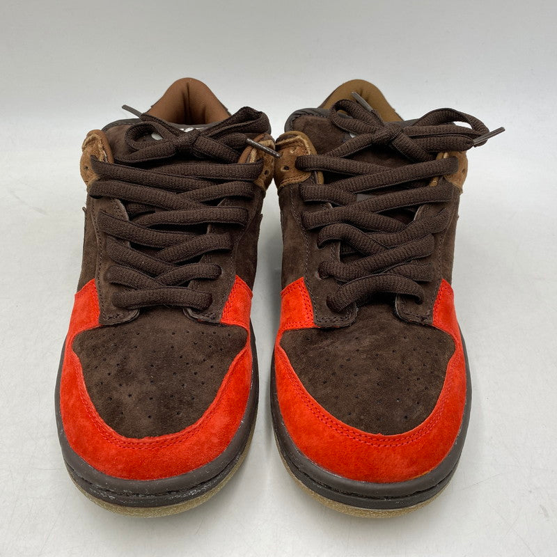【中古品】【メンズ】 NIKE ナイキ 304292 226 SB DUNK LOW ダンク ロー スニーカー 靴 160-260611-kh-08-izu サイズ：27.5 カラー：BISON/SPORT RED 万代Net店