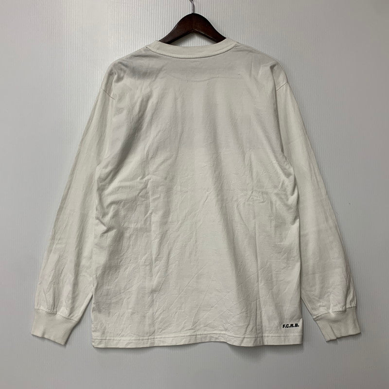 【中古品】【メンズ】 F.C.REAL BRISTOL エフシーレアルブリストル FCRB-252097 OVERLAY LS TEE オーバーレイ ロングスリーブ ティー トップス 長袖 142-260611-cs-10-izu サイズ：M カラー：ホワイト 万代Net店