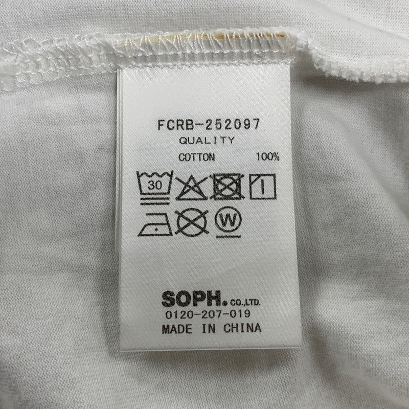 【中古品】【メンズ】 F.C.REAL BRISTOL エフシーレアルブリストル FCRB-252097 OVERLAY LS TEE オーバーレイ ロングスリーブ ティー トップス 長袖 142-260611-cs-10-izu サイズ：M カラー：ホワイト 万代Net店