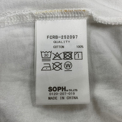 【中古品】【メンズ】 F.C.REAL BRISTOL エフシーレアルブリストル FCRB-252097 OVERLAY LS TEE オーバーレイ ロングスリーブ ティー トップス 長袖 142-260611-cs-10-izu サイズ：M カラー：ホワイト 万代Net店
