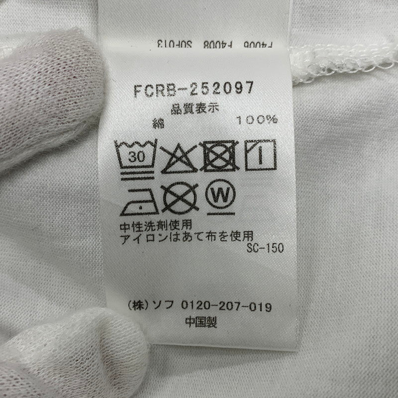 【中古品】【メンズ】 F.C.REAL BRISTOL エフシーレアルブリストル FCRB-252097 OVERLAY LS TEE オーバーレイ ロングスリーブ ティー トップス 長袖 142-260611-cs-10-izu サイズ：M カラー：ホワイト 万代Net店