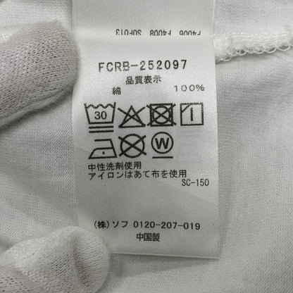 【中古品】【メンズ】 F.C.REAL BRISTOL エフシーレアルブリストル FCRB-252097 OVERLAY LS TEE オーバーレイ ロングスリーブ ティー トップス 長袖 142-260611-cs-10-izu サイズ：M カラー：ホワイト 万代Net店