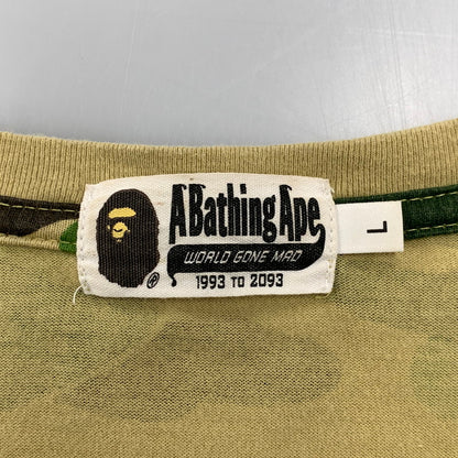 【中古品】【メンズ】 A BATHING APE アベイシングエイプ 001CSF801007X CAMOUFLAGE SS TEE カモフラージュ ショートスリーブ ティー トップス 半袖 142-260611-cs-09-izu サイズ：L カラー：マルチ 万代Net店