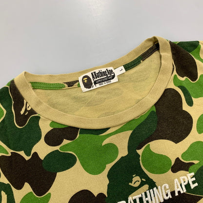 【中古品】【メンズ】 A BATHING APE アベイシングエイプ 001CSF801007X CAMOUFLAGE SS TEE カモフラージュ ショートスリーブ ティー トップス 半袖 142-260611-cs-09-izu サイズ：L カラー：マルチ 万代Net店