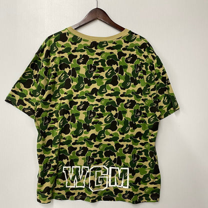 【中古品】【メンズ】 A BATHING APE アベイシングエイプ CAMOUFLAGE SHARK SS TEE カモフラージュ シャーク ショートスリーブ ティー トップス 半袖 142-260624-cs-18-izu サイズ：F カラー：マルチ 万代Net店