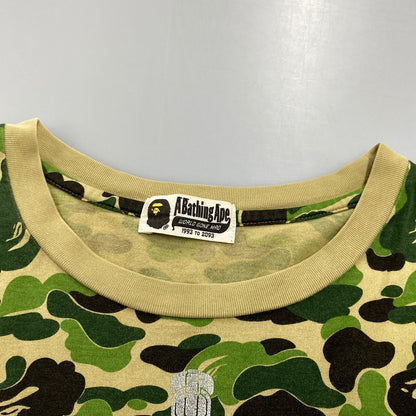 【中古品】【メンズ】 A BATHING APE アベイシングエイプ CAMOUFLAGE SHARK SS TEE カモフラージュ シャーク ショートスリーブ ティー トップス 半袖 142-260624-cs-18-izu サイズ：F カラー：マルチ 万代Net店