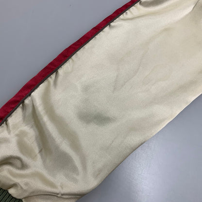 【現状渡し品】【メンズ】 ガールズ＆パンツァー プラウダ高校 リバーシブル スカジャン アウター 147-260611-cs-02-izu サイズ：XL カラー：カーキ×ベージュ/カーキ 万代Net店