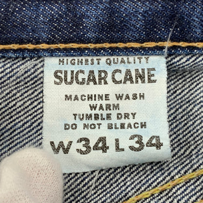 【中古品】【メンズ】 SUGAR CANE シュガーケーン SC41947 14.25OZ. DENIM 1947 MODEL デニム モデル パンツ ボトムス ズボン 156-260611-cs-04-izu サイズ：W34 L34 カラー：インディゴ 万代Net店