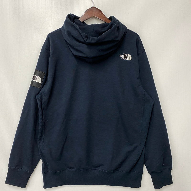【中古品】【メンズ】 THE NORTH FACE ザ・ノースフェイス NT12333 SQUARE LOGO HOODIE スクエア ロゴ フーディー トップス 長袖 144-260624-cs-14-izu サイズ：L カラー：ネイビー 万代Net店